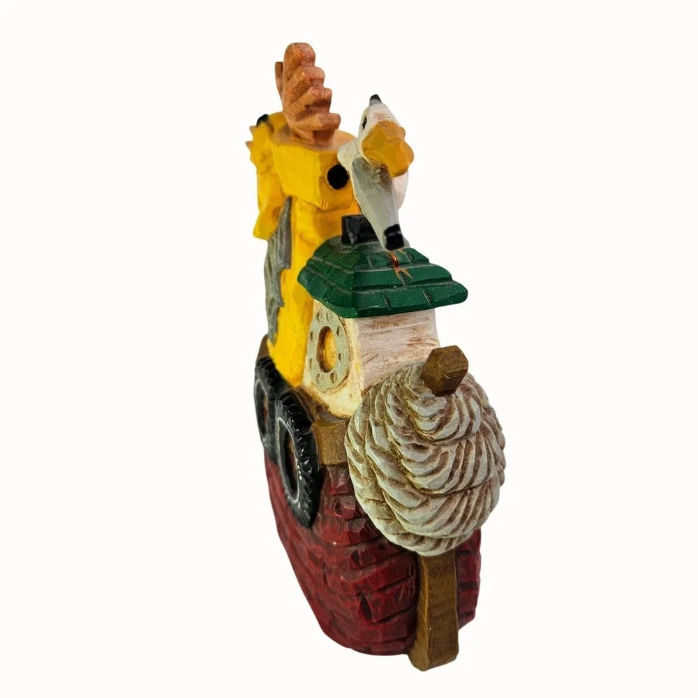 David Frykman Lighthouse Guardian Series Yellow Coat Pelican Figurine Vtg 1998